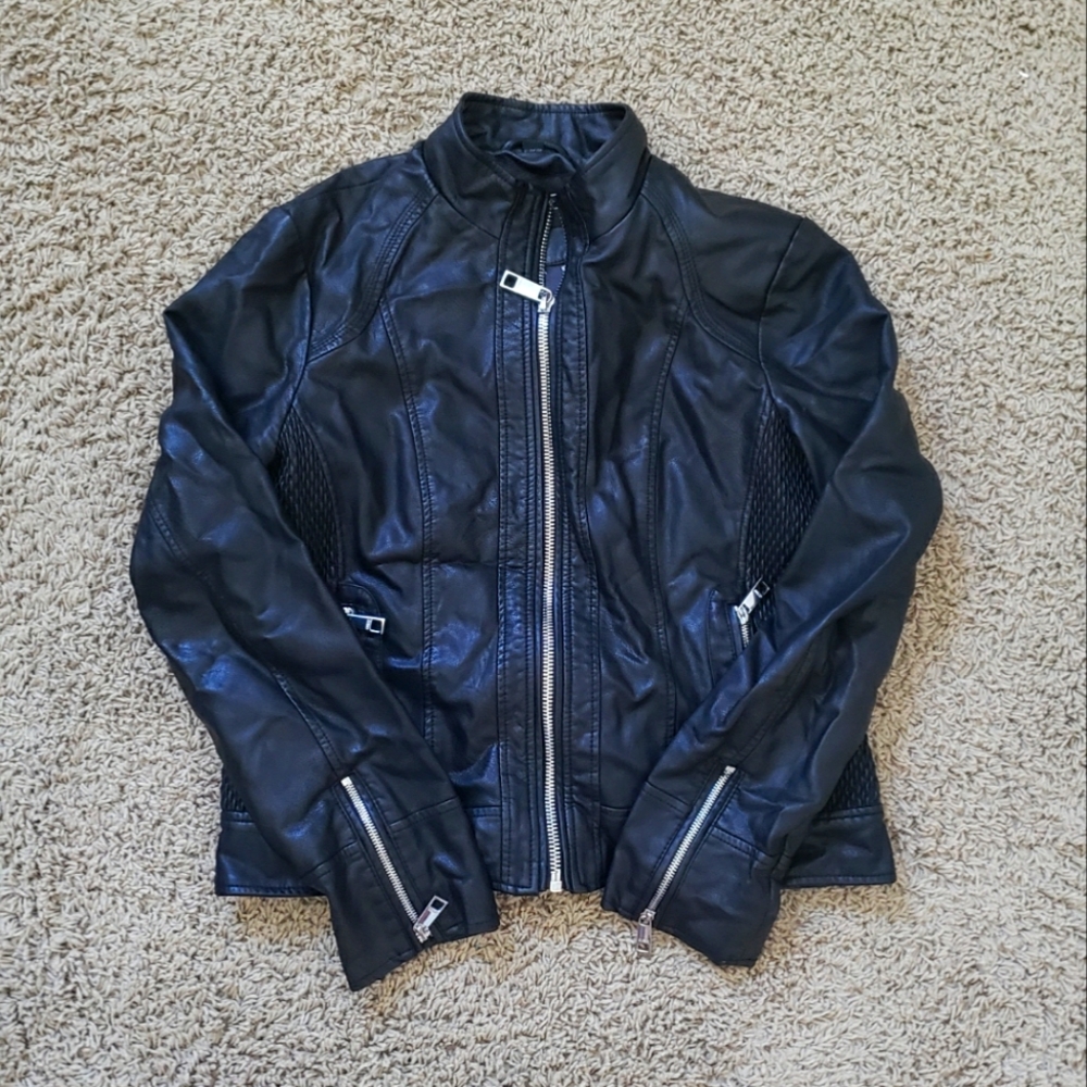 Guess PU Leather Jacket